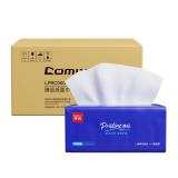 齐心 LPRC0006 臻品系列 纸面巾(软抽纸) 100抽4层 80包 整箱 白