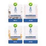 得力（deli）得心系列胶棉拖把(滚轮式)38cm LQ140 蓝色/把