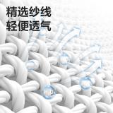 得力得心LQ621-纱线手套(白色)(均码,12双/包)