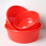 珠江牌红白盆塑料洗澡盆加厚大号盆塑料盆洗衣盆洗菜洗澡大盆食品级