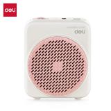 得力（deli）LT901老师上讲课喇叭教室室内扩音装备 长续航-防呼啸-大音量【无线两用款】(1500mAh)(粉色)