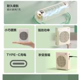 得力（deli）小蜜蜂扩音器教师上课专用无线麦克风老师讲课导游喇叭扬声器 LT920深灰色-13W超大功率有线款