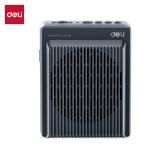 得力（deli）小蜜蜂扩音器教师上课专用无线麦克风老师讲课导游喇叭扬声器 LT920深灰色-13W超大功率有线款