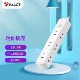 公牛（BULL）插座/插线板/插排/排插接线板/拖线板/6位总控全长1.8米 GN-A161 公牛六插位迷你插座1.8米全长