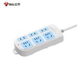 公牛（BULL） 插座/插线板/插排/排插/接线板/拖线板 GN-102 6位全长1.8米/3米