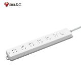 公牛（BULL）插座/插线板/插排/排插/接线板/拖线板 6位总控全长3米超功率保护 GN-107