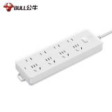 公牛（BULL）插座 插线板/插排/排插/接线板/拖线板 8位总控全长1.8米/5米/10米 GN-403