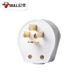 公牛 三相四线插头插座16A工业380V大功率32A 440伏插座25安4扁脚 16A四脚插头 GN-T16