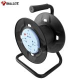 公牛（BULL） 卷线盘/工程接线/移动电缆电线盘/工地盘插 支架式【四位无线/20米/30米卷盘】GN-8030