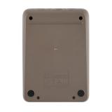 卡西欧（CASIO）MX-12B小学生计算器无语音小型款可爱计算机器太阳能双电源（黑色）