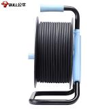 公牛（BULL）GN-804 工程接线盘/新升级过热保护电缆卷盘插座/插排 四位50米工程专用