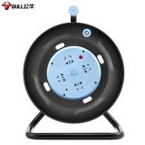 公牛（BULL）过热保护16A大功率电缆卷盘插座/插排GN-804D 四位无线卷线盘空盘工程专用（需自行接线）