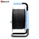 公牛（BULL）过热保护16A大功率电缆卷盘插座/插排 GN-804D 四位总控30米卷线盘工程专用