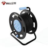 公牛（BULL） 无线盘线轴工程地拖绕线盘拖线盘自接线空线盘空盘 GN-806DN 【无线/30米/50米】1.5-2.5平方16A大功率