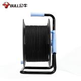 公牛（BULL） 无线盘线轴工程地拖绕线盘拖线盘自接线空线盘空盘 GN-806DN 【无线/30米/50米】1.5-2.5平方16A大功率