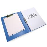 华杰（HUA JIE）蓝色 H201B/H202B单双夹强力文件夹板夹A4办公用品试卷档案资料夹收纳