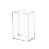 亚克力纸巾盒抽纸盒 浴室厨房客厅卧室 抽纸盒/粘贴纸巾盒/贴墙免打孔 透明色1个装 挂壁免打孔