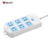 公牛（BULL）GN-603 超功率保护插座/插线板/插排/排插/接线板/拖线板 6位总控全长1.8/3/5/10米