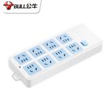 公牛（BULL）GN-604 过载保护新国标插座/插线板/插排/接线板/拖线板 8位总控无线 （需自行配线）