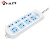 公牛（BULL）GN-610 新国标插座 插座/插线板/插排/排插/接线板/拖线板 8位总控总长1.8/3/5米