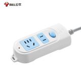 公牛（BULL）GN-612 插座/插线板/插排/排插/接线板/拖线板 2位总控全长1.8/3米