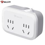 公牛（BULL）GN-932K 插座转换器插头 多功能插座/一转多保护门/ 扩展转换器 一转二总控开关