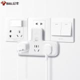 公牛（BULL）GN-9603K 转换插头/品字形一转三插座/转换插座/电源转换器 3位总控开关