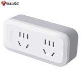 公牛（BULL）GN-9312 一转三竖向转换器插座/一转多无线转换插/一分三拓展插头/竖向3插位