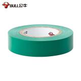 公牛（BULL）电工胶布GN-ET7电气pvc绝缘阻燃胶带防水胶布耐高温 绿色18米