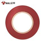 公牛（BULL）电工胶布GN-ET7电气pvc绝缘阻燃胶带防水胶布耐高温 红色18米