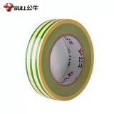 公牛（BULL）电工胶布GN-ET7电气pvc绝缘阻燃胶带防水胶布耐高温 黄绿双色18米