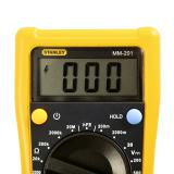 史丹利（STANLEY）MM-201-23C 掌上型数字万用表/电工专用防烧式多用表/家用高精度背光数显式电流表