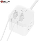 公牛（BULL） GNV-UUB122 魔方USB 插座/新国标插线板/插排/排插 2位+2USB全长1.5米