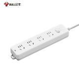 公牛（BULL）GN-410 新国标插座/插线板/插排/排插/接线板/拖线板 4位总控全长1.8/3/5米