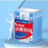 小鹿妈妈 50支独立包装盒装牙线